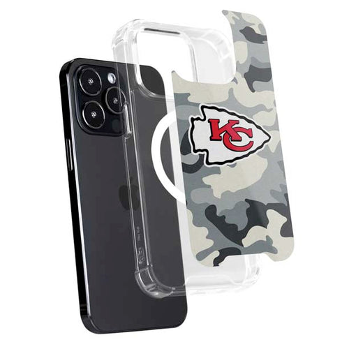 NFL Kansas City Chiefs Camo iPhone 16 Pro MagSafe Case